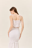 Emma Smocked Crop Top