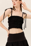Emma Smocked Crop Top