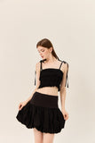Emma Smocked Crop Top