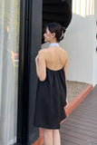 Elena High-Neck Dress