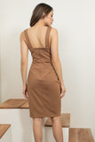(Made to Order) Sarina Dress Brown (จัดส่งภายใน 10 วัน)