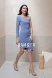 (Made to Order) Juviana Dress Blue (จัดส่งภายใน 3 สัปดาห์)