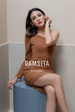 (Made to Order) Juviana Dress Copper Brown (จัดส่งภายใน 3 สัปดาห์)