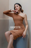 (Made to Order) Juviana Dress Copper Brown (จัดส่งภายใน 3 สัปดาห์)