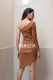 (Made to Order) Juviana Dress Copper Brown (จัดส่งภายใน 3 สัปดาห์)