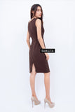 (Made to order) Ramsita Precika Dress Brown (จัดส่งภายในประมาณ 10-15 วัน)