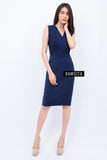 (Made to order) Ramsita Precika Dress Navy Blue (จัดส่งภายใน 10-15 วันทำการ)