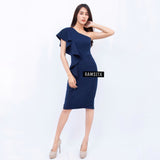 (Made to Order) Ananya Dress Navy Blue (จัดส่งภายใน 10-15 วัน)