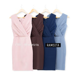(Made to order) Ramsita Precika Dress Pink (จัดส่งภายในประมาณ 10-15 วัน)