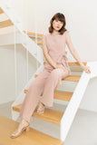 (Made to Order) Araya Jumpsuit Beige (จัดส่งภายใน 10-14 วัน)