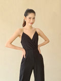 (Made to Order) Lavera Jumpsuit Super Black (จัดส่งภายในประมาณ 10-15 วัน)
