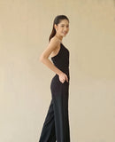 (Made to Order) Lavera Jumpsuit Super Black (จัดส่งภายในประมาณ 10-15 วัน)