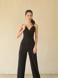 (Made to Order) Lavera Jumpsuit Super Black (จัดส่งภายในประมาณ 10-15 วัน)