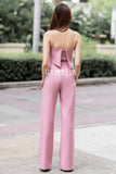(Made to Order) Parasaya Jumpsuit - Pink (จัดส่งภายใน 10-14 วัน)