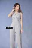 (Made to Order) Precika Jumpsuit Light Grey (จัดส่งภายใน 10-14 วัน)