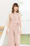 (Made to Order) Araya Jumpsuit Beige (จัดส่งภายใน 10-14 วัน)