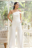 (Made to Order) Elena Jumpsuit Off White (จัดส่งภายใน 10-15 วัน)