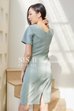 Sista Box Benezia Dress - Pistachio Green