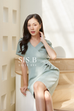 Sista Box Benezia Dress - Pistachio Green